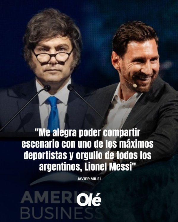 阿根廷总统：很侥幸与最伟大畅通员之一、阿根廷东谈主的骄傲梅西同台