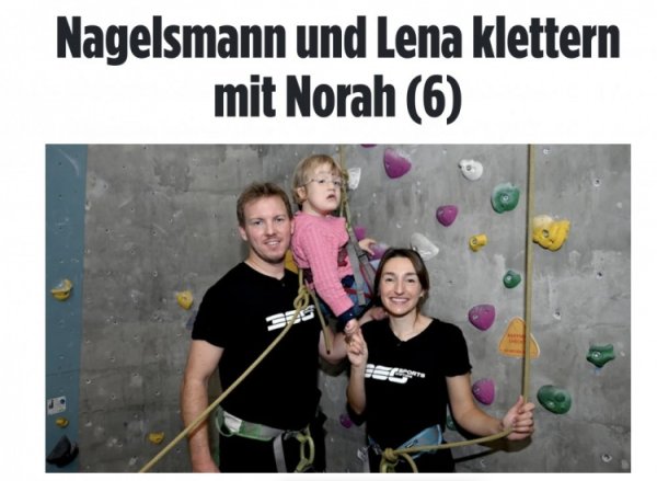 图片报：纳格尔斯曼与女友联袂病童插足行径，为慈善形式进行宣传